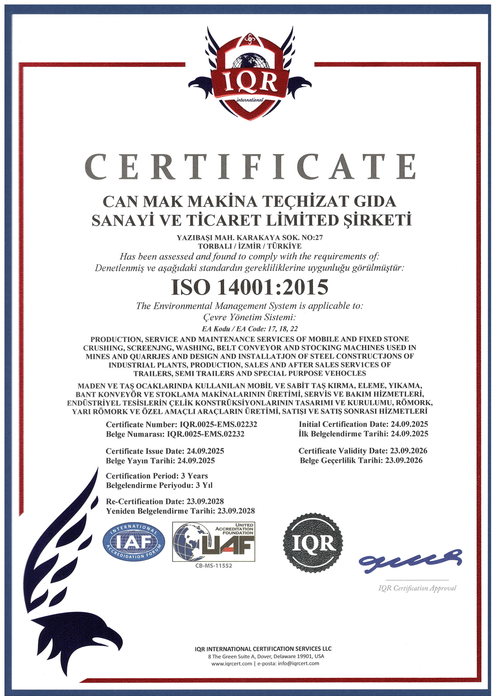 ISO 14001:2015
