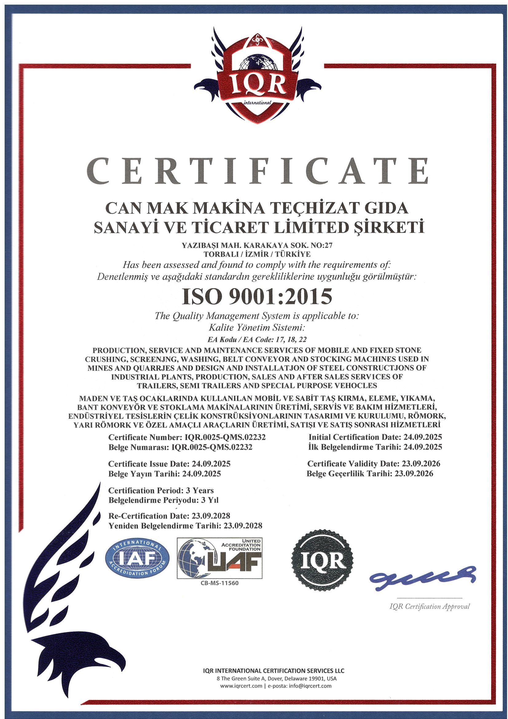 ISO 9001:2015
